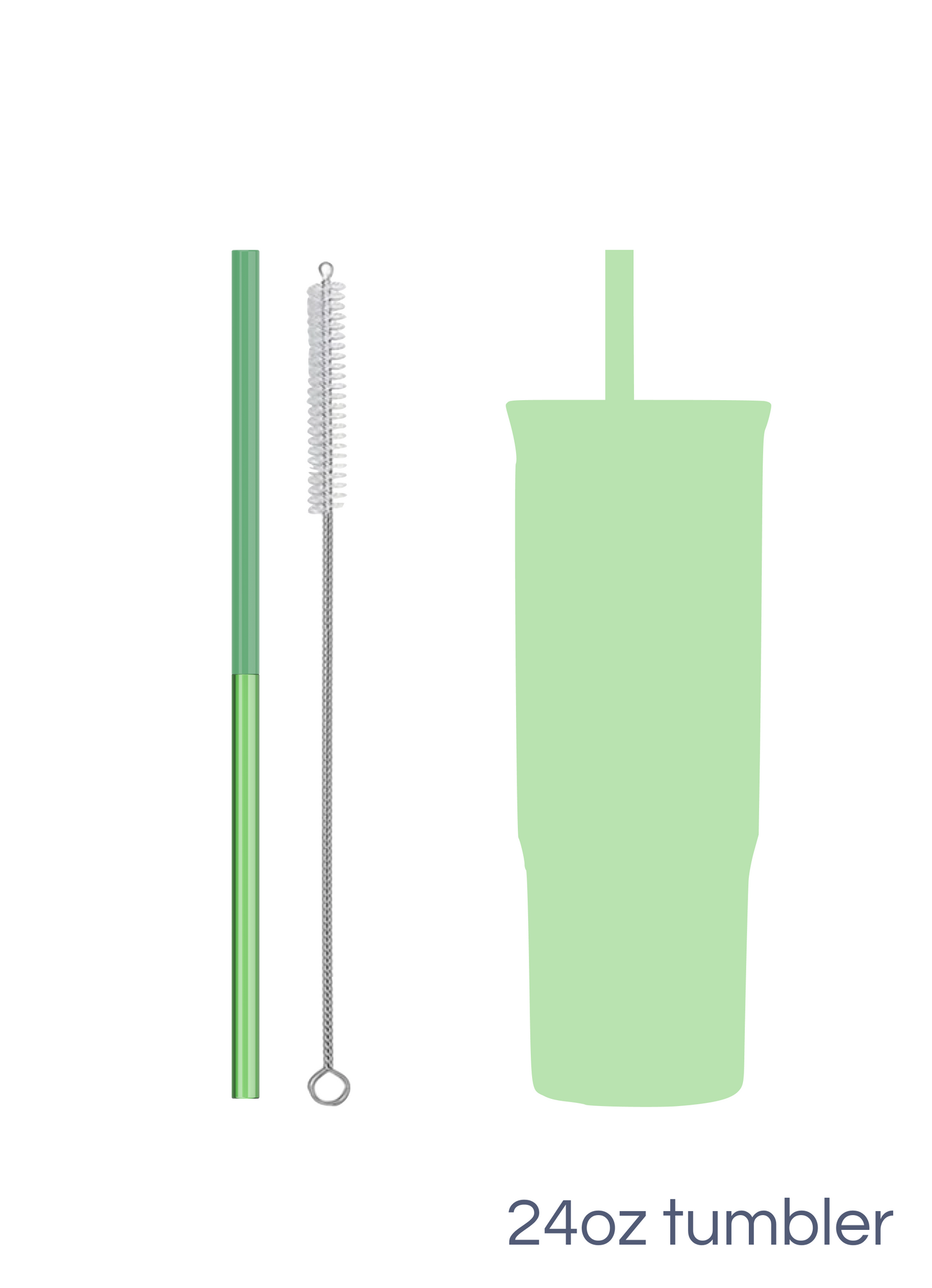 koala straw for tumblers - glass