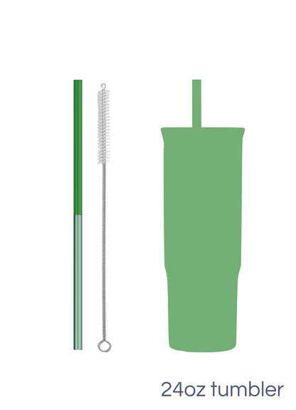 koala straw for tumblers - glass