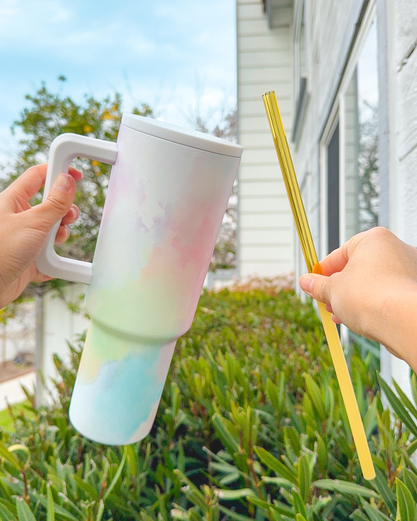 koala straw for simple modern trek tumbler - glass