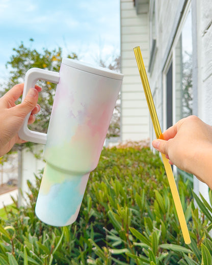 koala straw for simple modern trek tumbler - glass